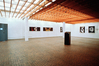 Ausstellung bildo intermedial, Akademie der Künste, Computerarbeiten Claudius Lazzeroni, Anna Elisa Heine, Thomas Born, Stephan Bohle, Nikolai Luckow. Ganz rechts Camera occulta-Serie, Frank Paul (v.l.n.r.). 1994.  